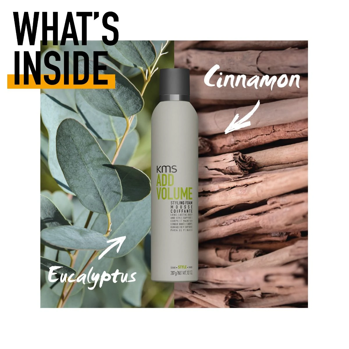 KMS AddVolume Styling Foam 300ml 5 KMS AddVolume Styling Foam 300ml - Afbeelding 3