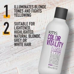 KMS ColorVitality Blonde Shampoo 300ml -Hair Pro Verkoop 4044897520049 2