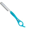 Feather Styling Razor Transparant Aqua Blauw -Hair Pro Verkoop aqua blauw