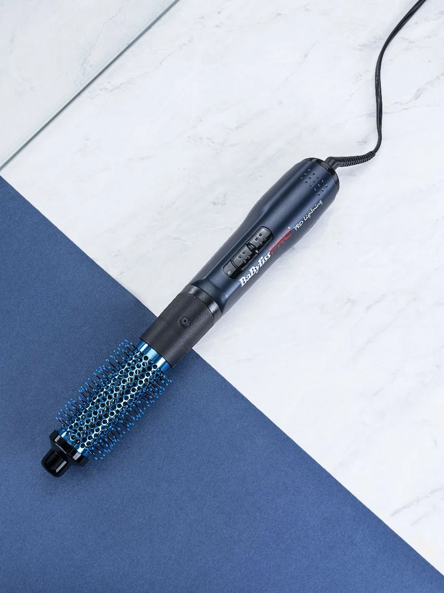 Babyliss PRO Warme Lucht Borstel Blue Lightning PRO 34 Mm 700W 5 Babyliss PRO Warme Lucht Borstel Blue Lightning PRO 34 Mm 700W - Afbeelding 3