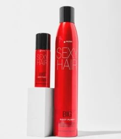 Sexyhair Big Root Pump Volumizing Spray Mousse 300ml -Hair Pro Verkoop big root pump spray mousse sfeer 2 1