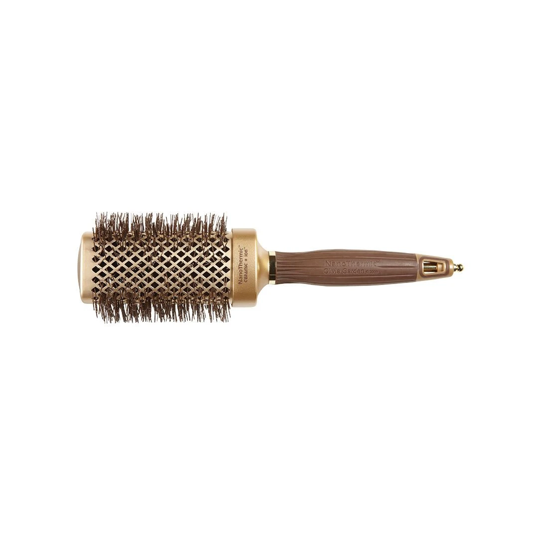 Olivia Garden Expert Blowout Straight Wavy Goud/Bruin 50mm 3 Olivia Garden Expert Blowout Straight Wavy Goud/Bruin 50mm