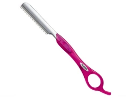 Feather Styling Razor Transparant Pink
