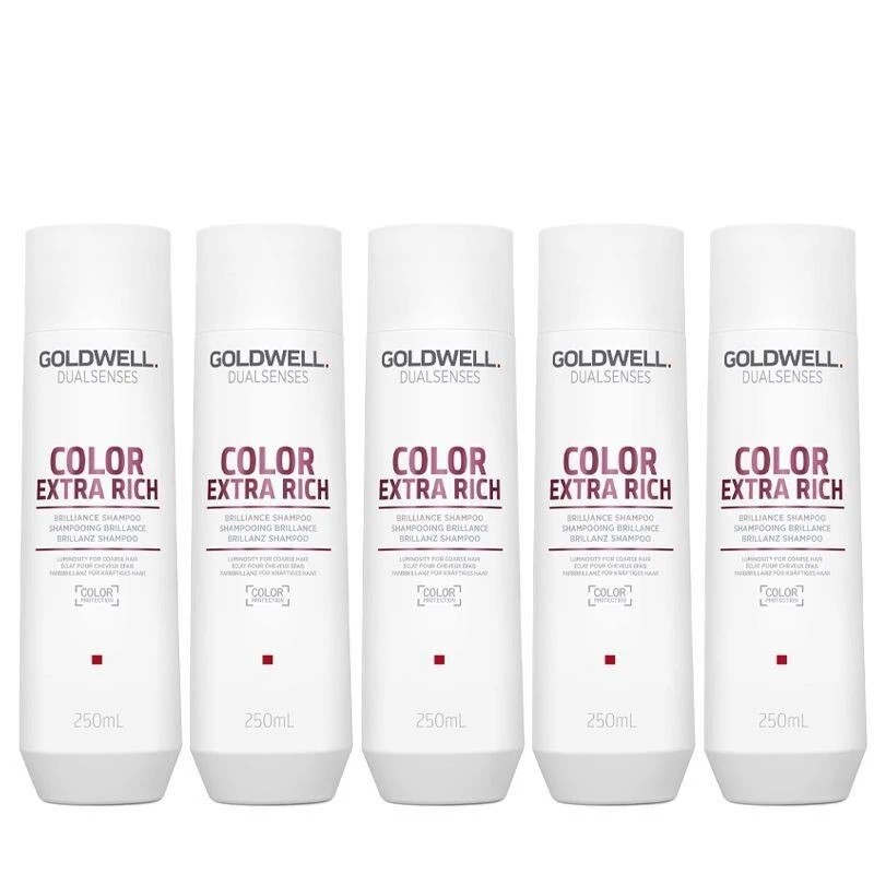 10X Goldwell Dualsenses Color Extra Rich Brilliance Shampoo 250ml 3 10X Goldwell Dualsenses Color Extra Rich Brilliance Shampoo 250ml