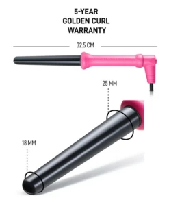 Golden Curl Hair Curler The Pink -Hair Pro Verkoop haircurler thepink2