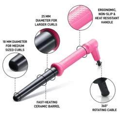 Golden Curl Hair Curler The Pink -Hair Pro Verkoop haircurler thepink3