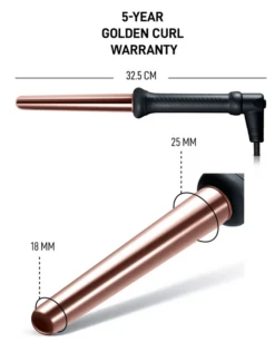 Golden Curl Hair Curler The Rose Gold -Hair Pro Verkoop haircurler therosegold2