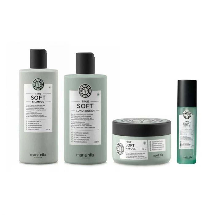 Droog Haar Pakket Maria Nila True Soft 3 Droog Haar Pakket Maria Nila True Soft