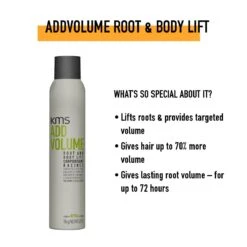 KMS AddVolume Root & Body Lift 200ml -Hair Pro Verkoop kms av images root body lift hair spray 200ml 117061khm image 2 pt01