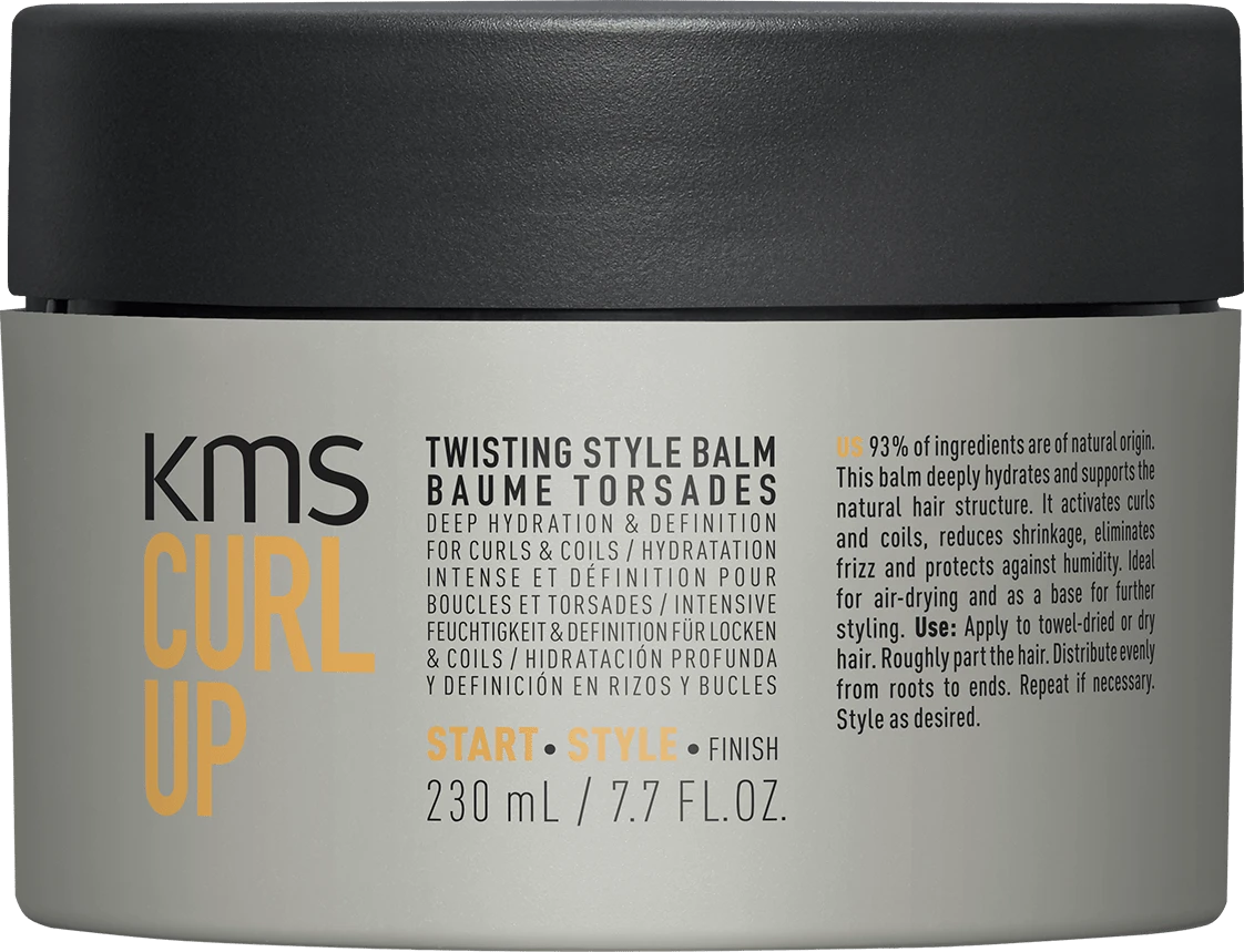 KMS CurlUp Twisting Style Balm 230ml 4 KMS CurlUp Twisting Style Balm 230ml - Afbeelding 2