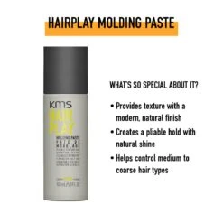 KMS HairPlay Molding Paste150ml -Hair Pro Verkoop kms hp images molding paste 150ml 137043khl image 2 pt01