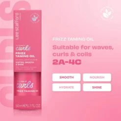 Lee Stafford For The Love Of Curls Frizz Taming Shine Oil 50ml -Hair Pro Verkoop leestafford fortheloveofcurls frizzoilbox fop shopify 9c927df3 fb91 49d7 bca3 c1687d737232 990x