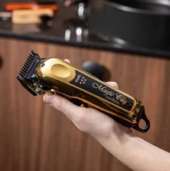 Wahl Magic Clip Cordless Limited Edition Incl. Stand Gold -Hair Pro Verkoop magic clip cordless gold sfeer