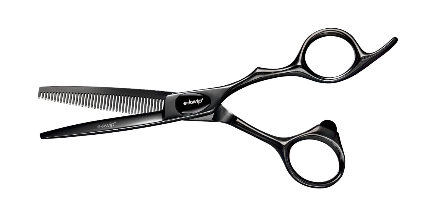 E-Kwip PLUS Primus Coupeschaar Black Titanium 5,5inch 3 E-Kwip PLUS Primus Coupeschaar Black Titanium 5,5inch