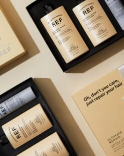 REF Ultimate Repair Giftset -Hair Pro Verkoop ref stockholm gift box box ultimate repair inside