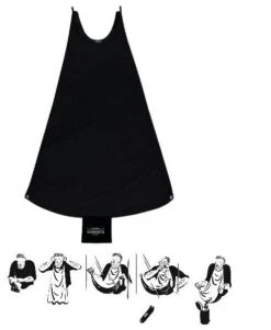 Sibel Baardcape Barburys Zwart