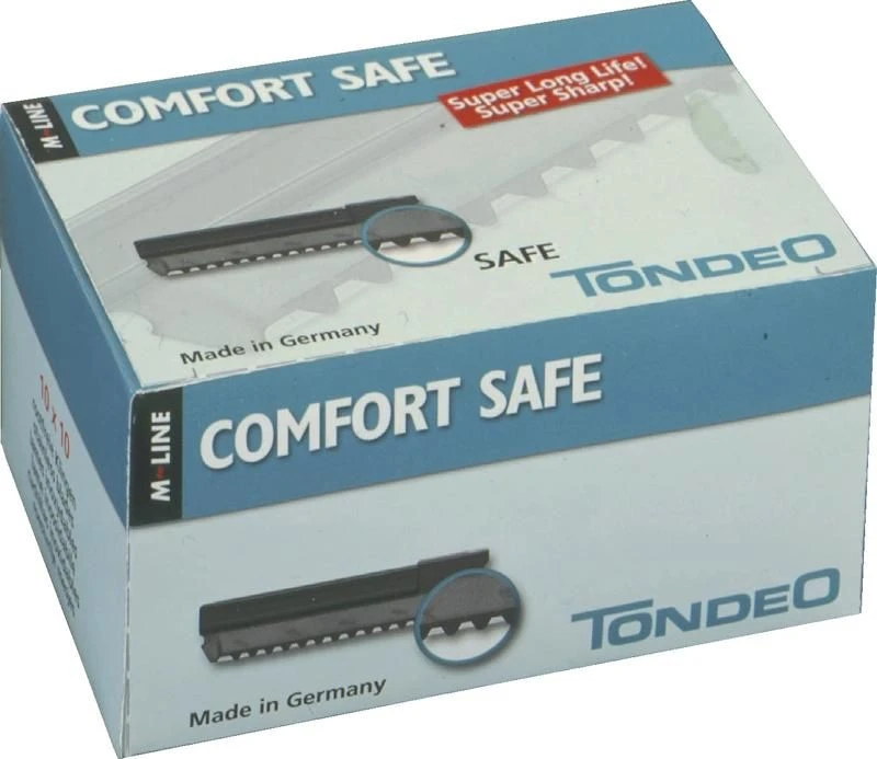 Tondeo Comfort Safe Klingen 10x10 3 Tondeo Comfort Safe Klingen 10x10