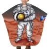 Trend-Design Kinder Kapmantel Astronaut130x125cm -Hair Pro Verkoop trend design astronaut kinderkapmantel