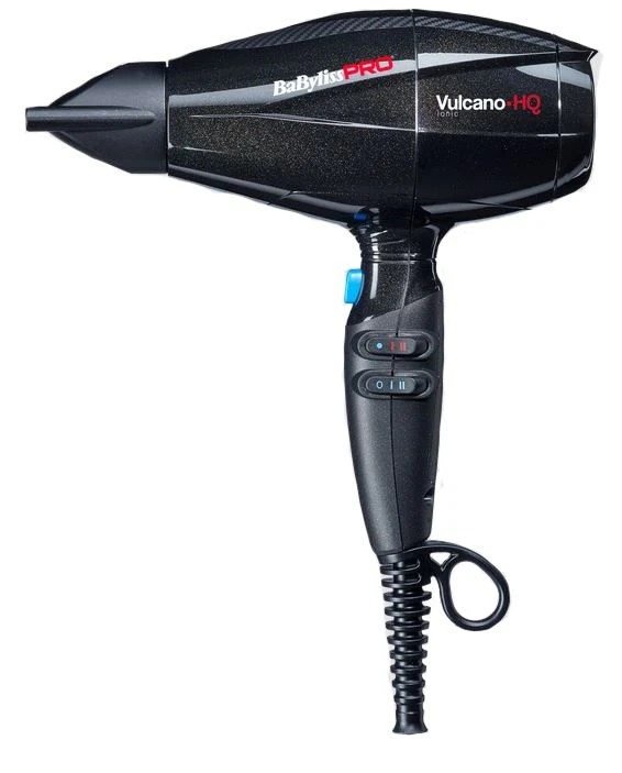Babyliss PRO Ionic Dryer Vulcano-HQ 2400W Zwart 3 Babyliss PRO Ionic Dryer Vulcano-HQ 2400W Zwart